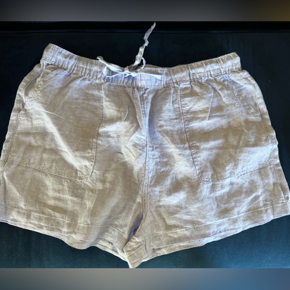 NWOT C&C of California Baby Blue Linen Shorts XL